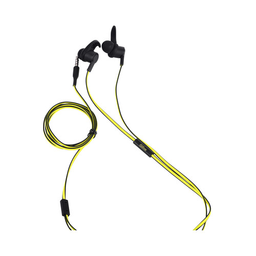 Auriculares deportivos tipo intrauricular QILIVE, con micrófono, resistente a salpicaduras.