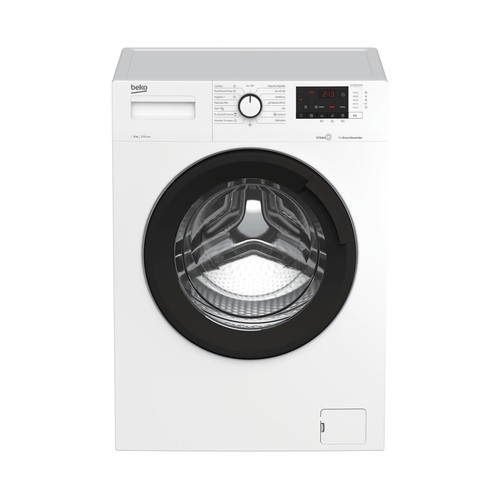 Lavadora BEKO WTA 8612 XSW 8KG, clasificación energética: C, 1200RPM, H: 84cm, A: 60cm, F: 59cm.