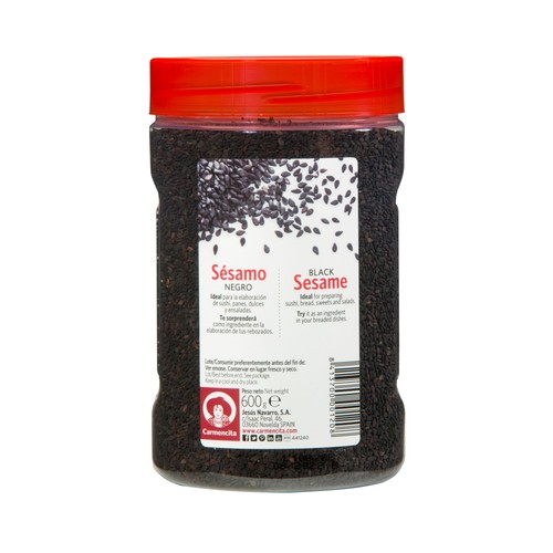 CARMENCITA Sésamo negro CARMENCITA 600 g.