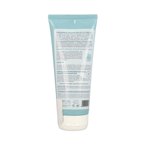 CLEARÉ INSTITUTE Acondicionador fortificante con extracto de gisante orgánico y creatina CLEARÉ INSTITUTE 200 ml.