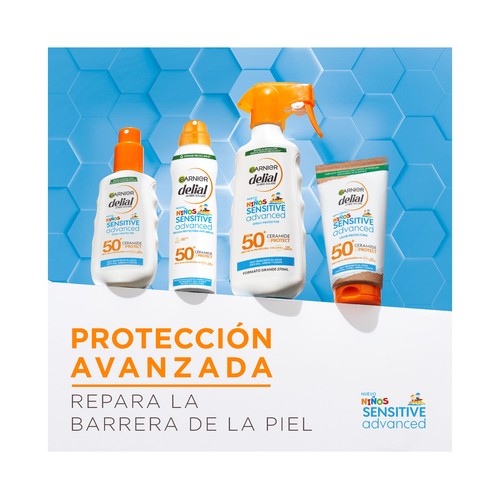DELIAL Bruma protectora solar, especial para niños con FPS 50+ (muy alto) DELIAL Sensitive advanced 150 ml.