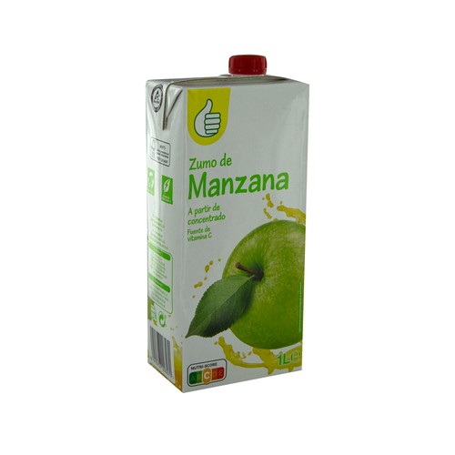 Zumo de manzana PRODUCTO ECONÓMICO ALCAMPO 1 l.