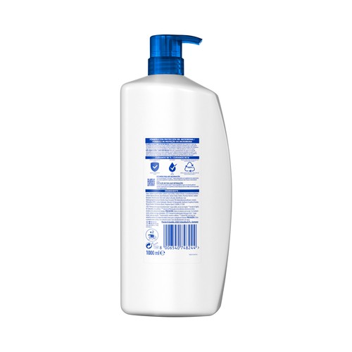 H&S Champú anticaspa y acondicionador de uso diario, con micro bioma protect H&S Classic 1 l.