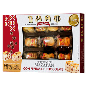 Imagen de 1880 Figuritas de mazapán y pepitas de chocolate 205 g.