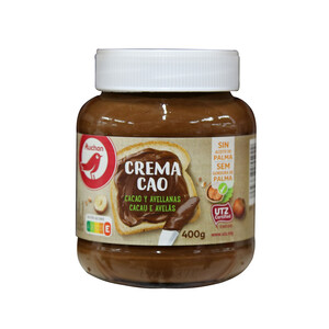 PRODUCTO ALCAMPO Crema de avellanas con cacao PRODUCTO ALCAMPO 400 g.