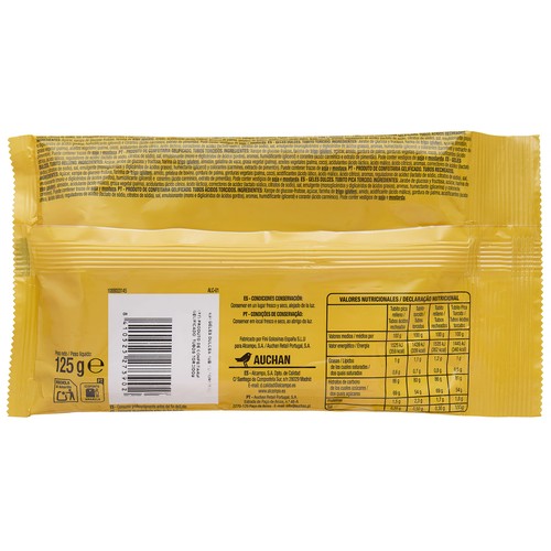 PRODUCTO ALCAMPO Golosinas torcidas de fresa 125g