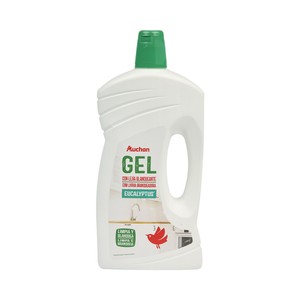 PRODUCTO ALCAMPO Limpiador de hogar en gel con lejía blanqueante y aroma a eucalipto 1 l.