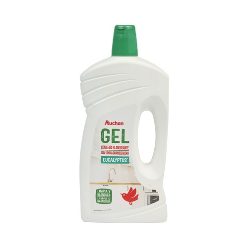 PRODUCTO ALCAMPO Limpiador de hogar en gel con lejía blanqueante y aroma a eucalipto 1 l.