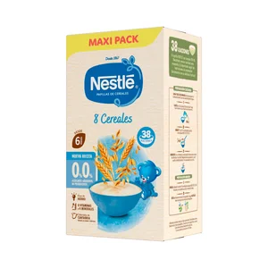NESTLÉ Papilla de 8 cereales, a partir de 6 meses 570 g.