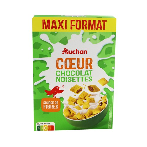 PRODUCTO ALCAMPO Cereales rellenos de chocoavellana 650 g.
