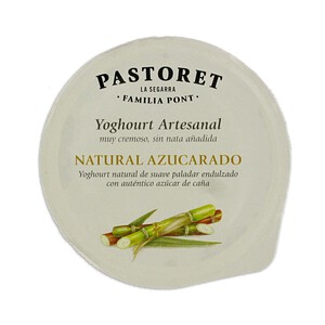 Imagen de PASTORET Yogur cremoso artesanal, natural azucarado  125 g.