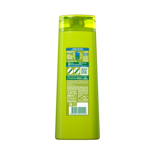 FRUCTIS Fuerza & brillo Champú fortificante para cabellos normales 2 x 380 ml.