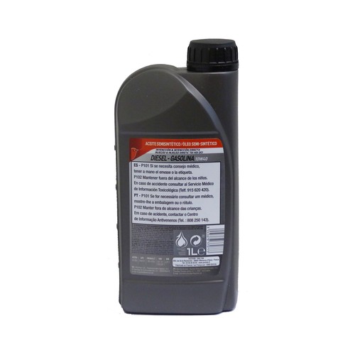 Aceite semi sintético 1L para motores de gasolina y diésel, AUCHAN