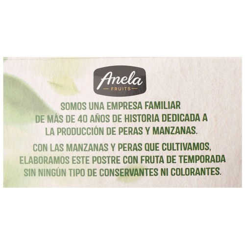 ALCAMPO CULTIVAMOS LO BUENO Compota de manzana y pera  pack 4 uds. x 100 g.