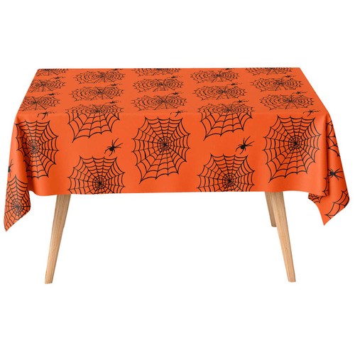 Mantel papel 1 unidad, rollo Spider naranja negro 1,2x5m. OH YEAH