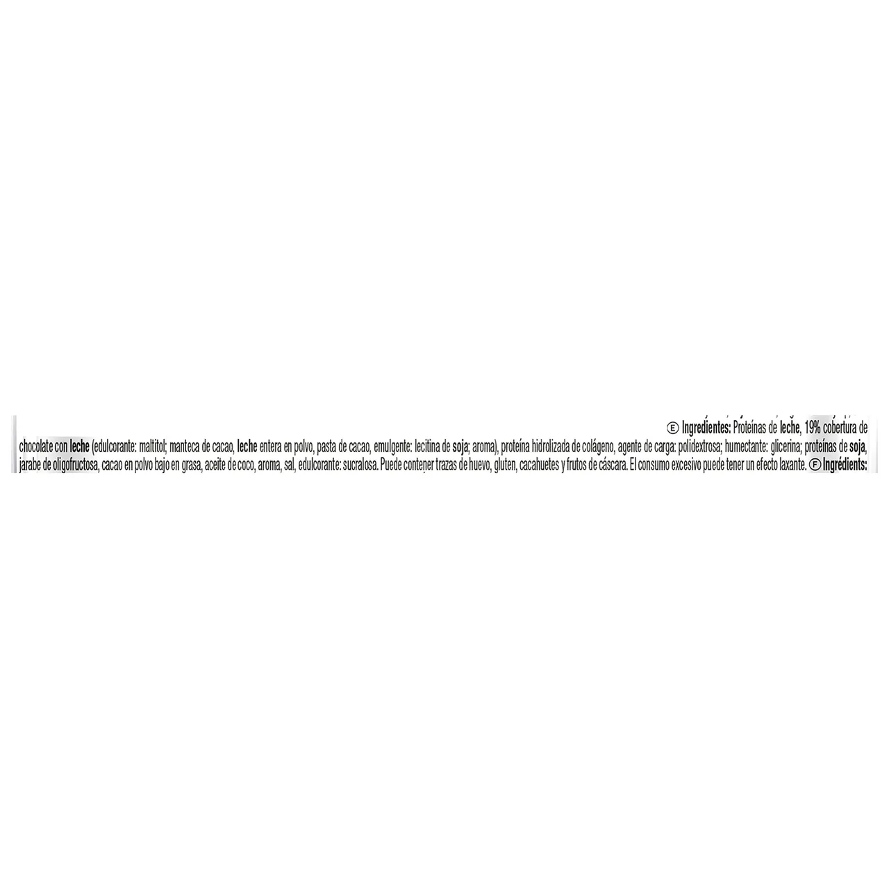 High protein Barritas con un 40% de proteínas con sabor a chocolate 1 uds x 50 g.