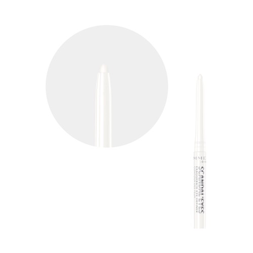 RIMMEL Scandaleyes exaggerate tono 05 Blanco Eyeliner automático de larga duración y resistente al agua.