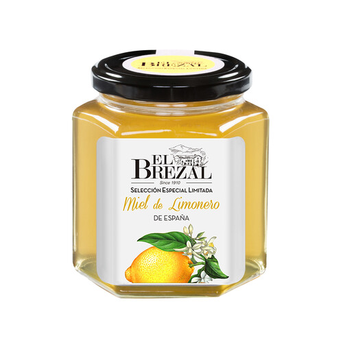 Miel de limonero EL BREZAL 500 g.