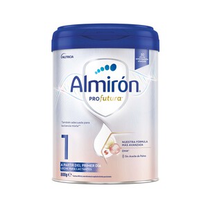 Imagen de ALMIRÓN Leche (1) de inicio para recién nacido, a partir del primer día ALMIRÓN Profutura 800 g.