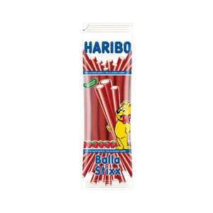 HARIBO Regalices rellenos de nata y sabor fresa 200 g.