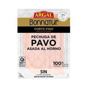 Imagen de ARGAL de Bonnatur pechuga de pavo asada 100 g.