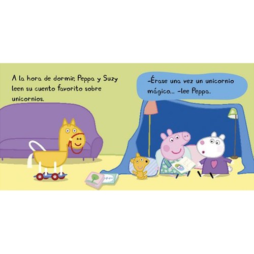 PEPPA PIG. Libro juguete - Mi pequeña biblioteca de criaturas mágicas. Sirenas, unicornios, narvales y dragones
