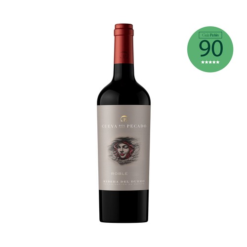 CUEVA DEL PECADO Vino tinto roble con D.O. Ribera del Duero botella 75 cl.