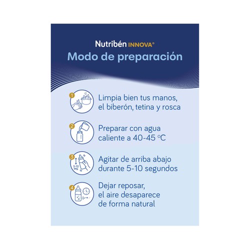 NUTRIBÉN Innova 2 Leche (2) de continuación a partir de 6 meses 800 g.