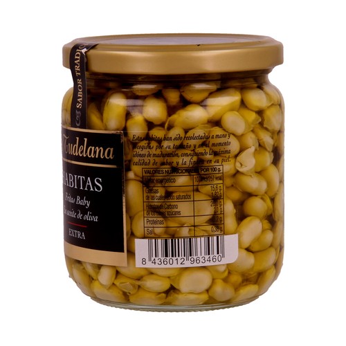 LA TUDELANA Habitas baby en aceite de oliva 215 g.