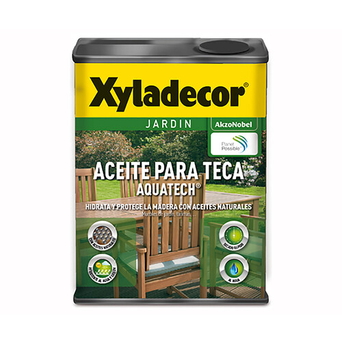 Aceite para teca, color Teca, XYLADECOR, 750ml.