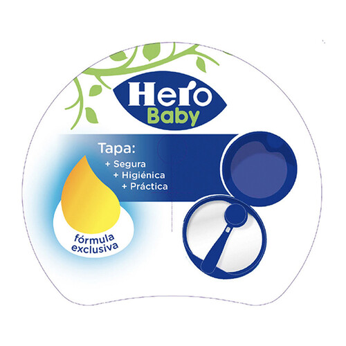 HERO Leche (3) de crecimiento para bebes a paritr de 12 meses HERO Baby Nutrasense premium 800 g.
