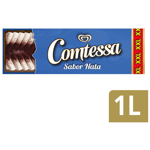 COMTESSA Tarta helada de nata y chocolate, tamaño XXL COMTESSA de Frigo 1 l.
