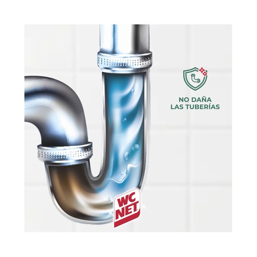 WC NET Desatascador de tuberías profesional TURBO 1 l.