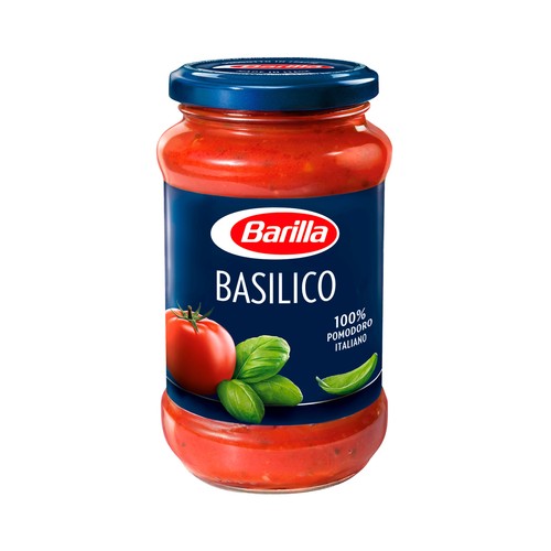 BARILLA Salsa Basílico con base de tomate 400 g.