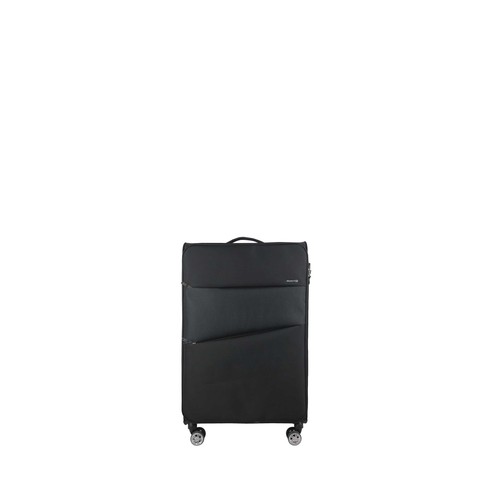 Maleta mediana soft de 65 cm color negro y 8 ruedas, AIRPORT ALCAMPO.