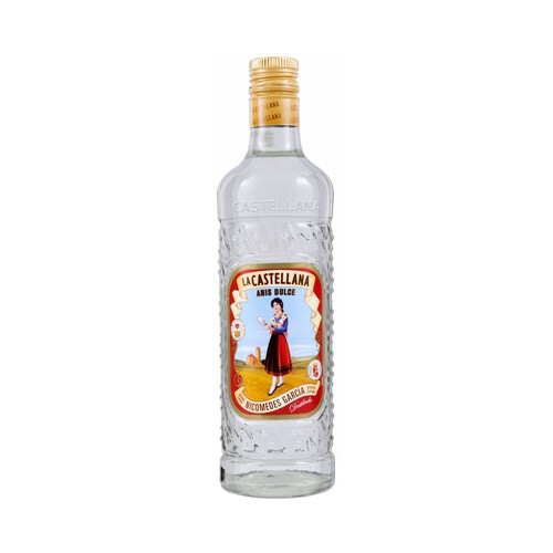 Anís destilado dulce LA CASTELLANA botella de 70 cl.