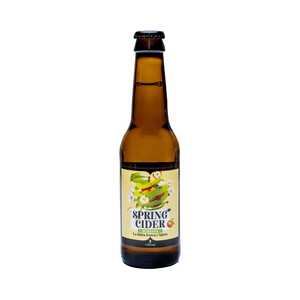 Imagen de EL GAITERO Spring Cider fresca y ligera elaborada con una selección de manzanas dulces y ácidas botella 25 cl.