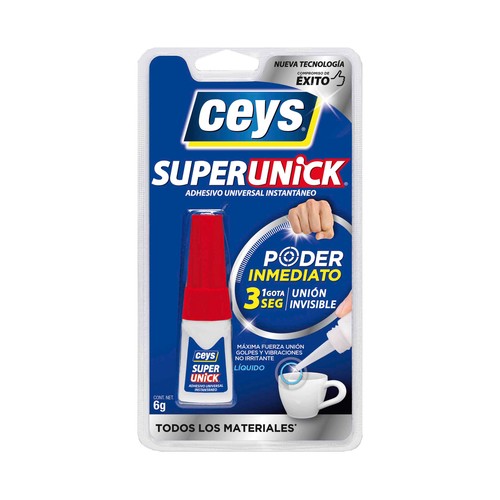 Pegamento instantáneo CEYS UltraUnick, 6grs.