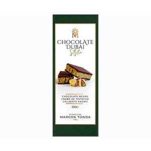 MARCOS TONDA Chocolate negro Dubai style 100 g.