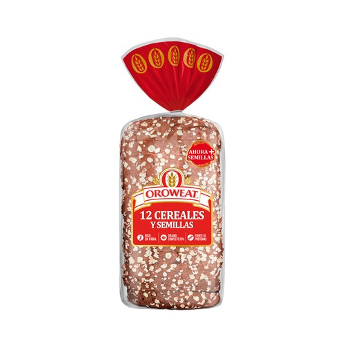 Imagen de Pan de molde con 12 cereales y semillas OROWEAT 590 g..