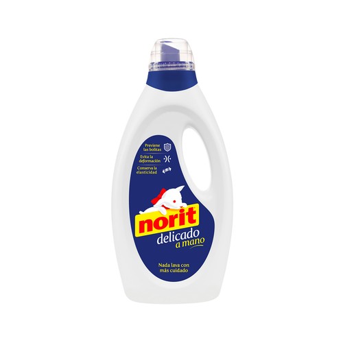 NORIT Detergente ropas delicadas lavado a mano 45 lav..1125 ml.