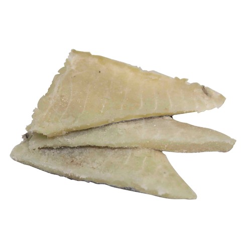 Bacalada salada - Troceado