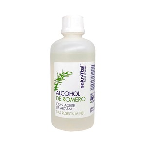 Alcohol de romero que limpia, hidrata y mantiene la piel en buen estado 250 ml.