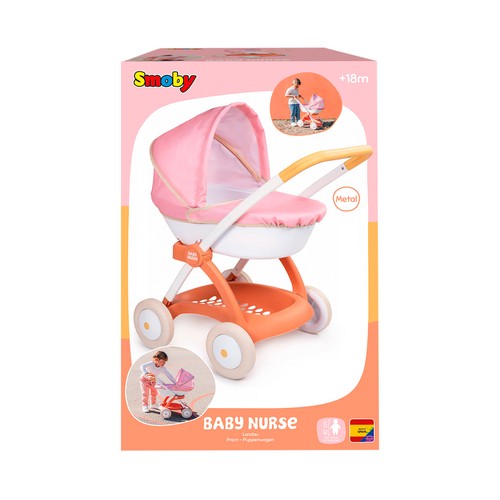 Carro para muñecas Prop Pram Smoby Picó Simba, Baby Nurse +18 Meses SMOBY