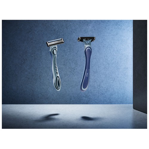 BIC Flex3 Maquinilla de afeitar desechable, con cabezal de triple hoja 6 uds.