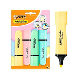 Imagen de 4 marcadores pastel BIC.
