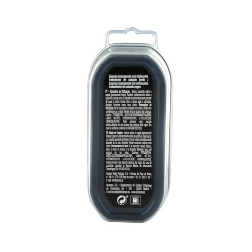 PRODUCTO ALCAMPO Esponja autobrillante para limpiar especial calzado negro PRODUCTO ALCAMPO, 1 ud.