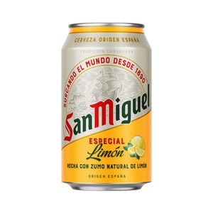 SAN MIGUEL RADLER Cerveza con zumo de limón lata 33 cl.
