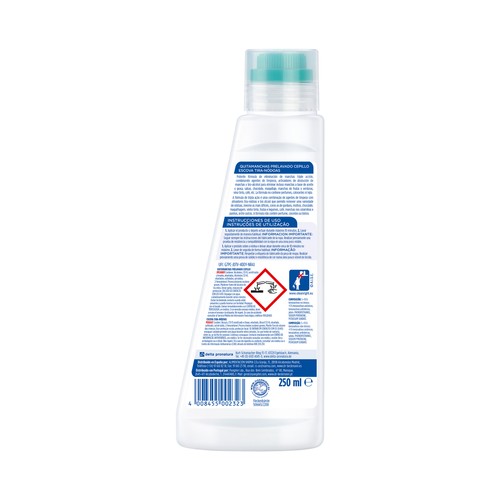 DR. BECKMANN Quitamanchas con cepillo, especial cuellos y puños 50 g.
