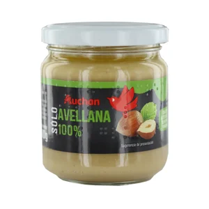 PRODUCTO ALCAMPO Crema de avellanas elaborada sin gluten 180 g.